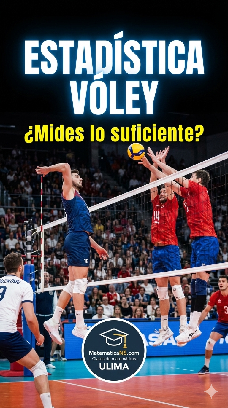 Estadística Vóley - Solucionario Exámenes Fundamentos de Matemática ULIMA