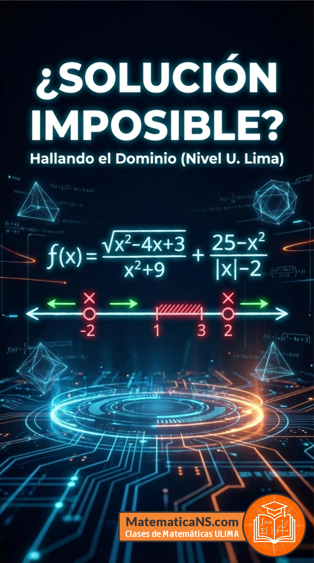 Dominio de una función - Solucionario Exámenes Matemática Aplicada a los Negocios ULIMA